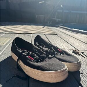 Classic Black Canvas Sneakers